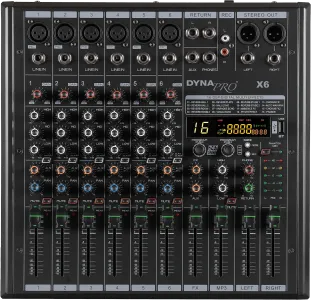 Mixers & Powered mixers|X6