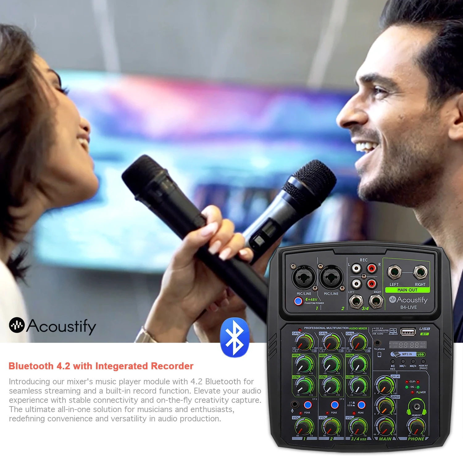 آکوستیفای|B4-LIVE ACOUSTIFY