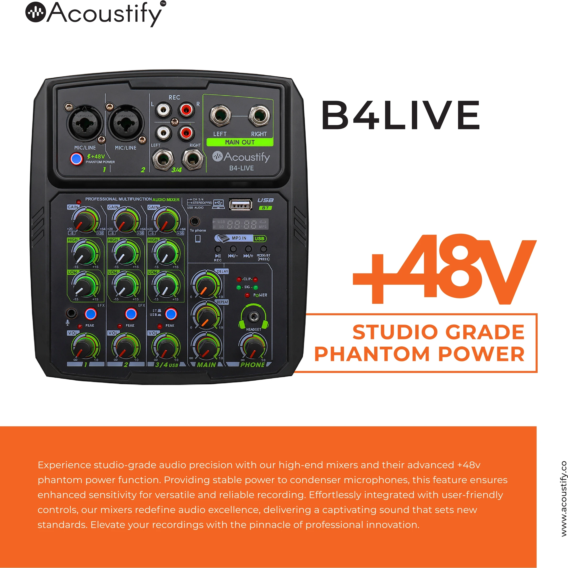آکوستیفای|B4-LIVE ACOUSTIFY