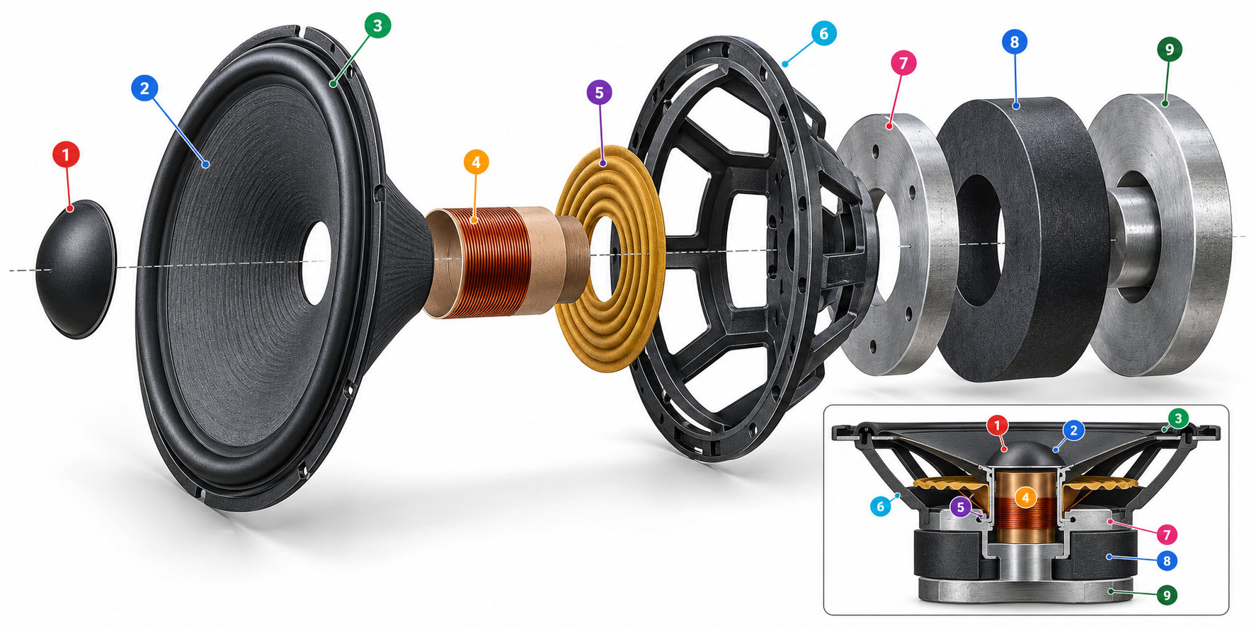 Exploded Loudspeaker Assembly Diagram.png